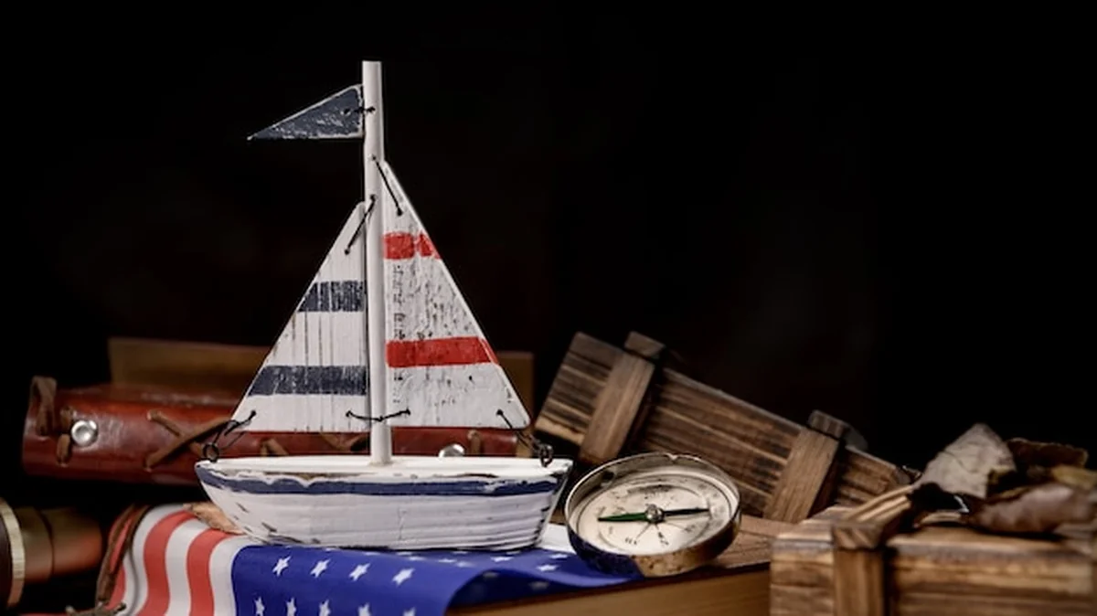 Mapa odkrycia Kolumba związana z eksploracją i historią Ameryki w październiku